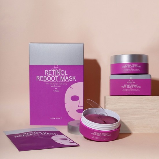 Youth Lab. Retinol Reboot Hydra Gel Μάσκα Ματιών για Αντιγήρανση / Σύσφιξη 2τμχ