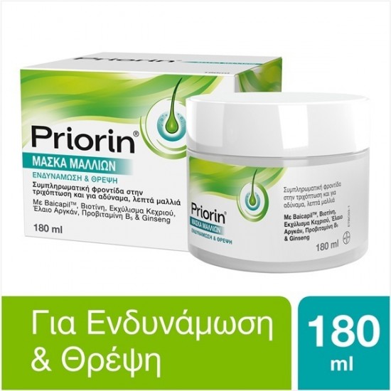 Priorin Μάσκα Μαλλιών για Τριχόπτωση 180ml