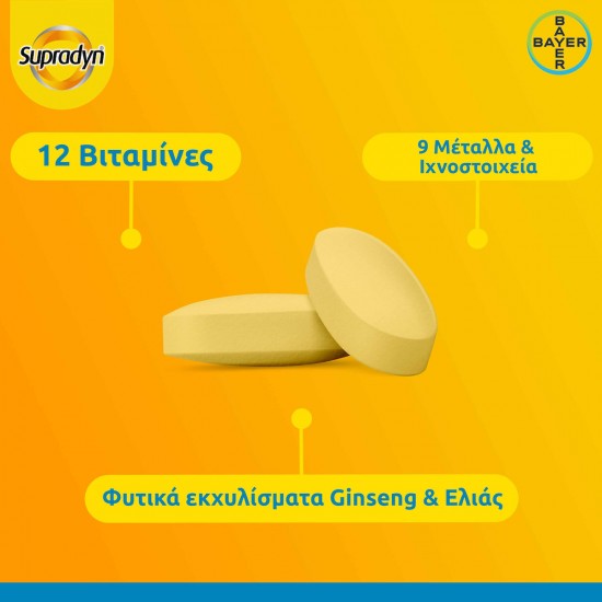 Bayer Supradyn Vitality 50+ 30 ταμπλέτες Bayer Supradyn Vitality 50+ 30 ταμπλέτες