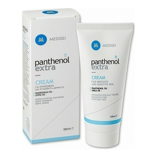Medisei Panthenol Extra Ενυδατική Κρέμα Ανάπλασης Σώματος με Ουρία για Ευαίσθητες Επιδερμίδες 125ml