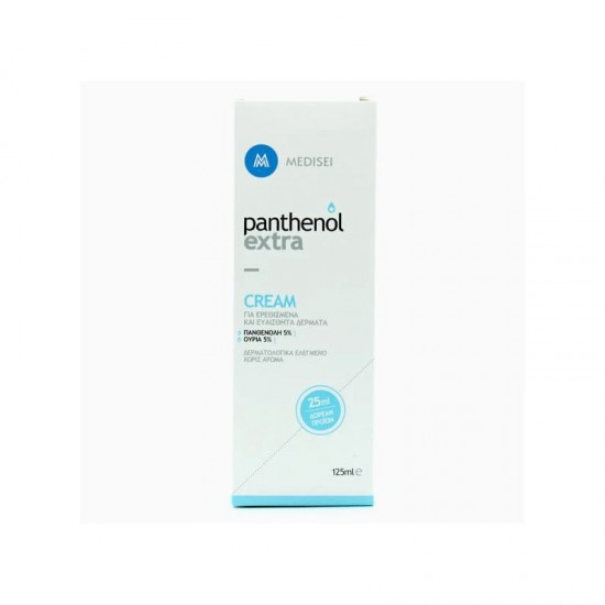 Medisei Panthenol Extra Ενυδατική Κρέμα Ανάπλασης Σώματος με Ουρία για Ευαίσθητες Επιδερμίδες 125ml
