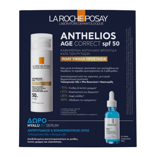 La Roche Posay Αnthelios Age Correct SPF50 Σετ με Serum 2τμχ
