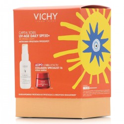 Vichy Promo Capital Soleil Tinted Σετ Περιποίησης για Αντιγήρανση & Ενυδάτωση 2τμχ