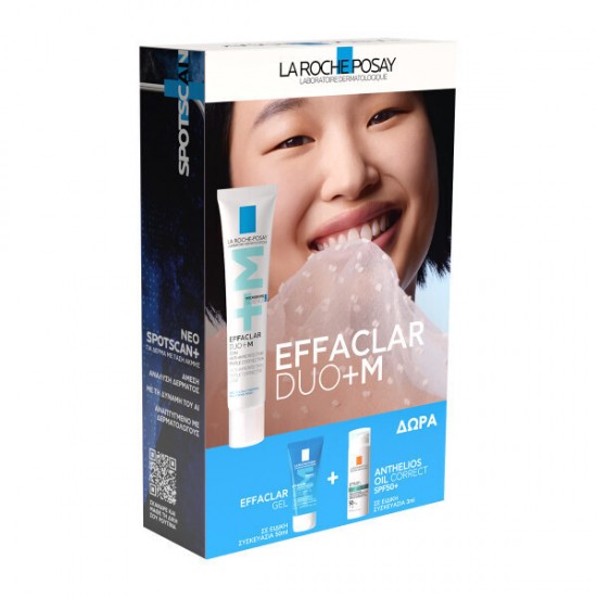 La Roche Posay Effaclar DUO+M Σετ Περιποίησης για Ενυδάτωση & Κατά της Ακμής 3τμχ