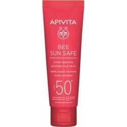 Apivita Bee Sun Safe Hydra Sensitive Αδιάβροχη Αντηλιακή Κρέμα Προσώπου SPF50 50ml
