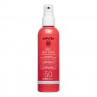 Apivita Bee Sun Safe Hydra Melting Ultra Light Face & Body Spray Ενυδατικό Αντιηλιακό Προσώπου Σώματος με Θαλάσσια Φύκη & Πρόπολη SPF50, 200ml