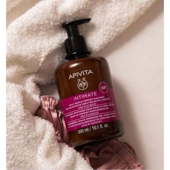 Apivita Intimate Lady Κρέμα Καθαρισμού με Αλόη 300ml