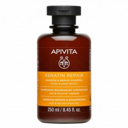 Apivita Keratin Repair Ξηρό Σαμπουάν Αναδόμησης/Θρέψης για Ξηρά Μαλλιά 250ml