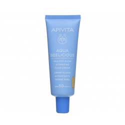 Apivita Aqua Beelicious 24ωρη Κρέμα Προσώπου Ημέρας με Χρώμα και SPF30 για Ενυδάτωση 40ml