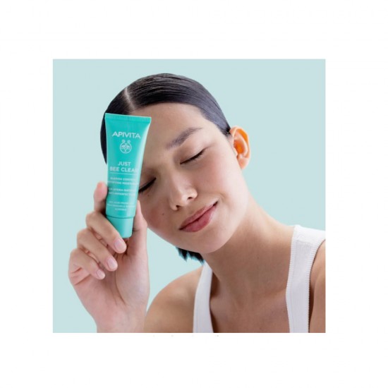 Apivita Just Bee Clear Ενυδατική Κρέμα Προσώπου Ημέρας 40ml