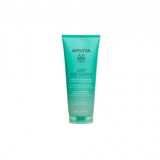 Apivita Gel Καθαρισμού Just Bee Clear για Λιπαρές Επιδερμίδες 200ml Apivita Gel Καθαρισμού Just Bee Clear για Λιπαρές Επιδερμίδες 200ml