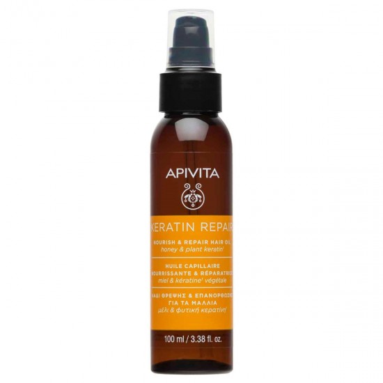 Apivita Keratin Repair Λάδι Μαλλιών για Επανόρθωση με Κερατίνη 100ml Apivita Keratin Repair Λάδι Μαλλιών για Επανόρθωση με Κερατίνη 100ml