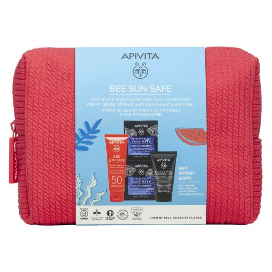 Apivita Bee Sun Safe Κρέμα Προσώπου Κατά Πανάδων & Ρυτίδων Spf50+ 50ml
