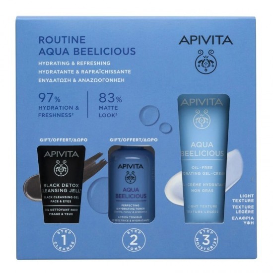Apivita Routine Αqua Beelicious Σετ Περιποίησης για Ενυδάτωση 3τμχ Apivita Routine Αqua Beelicious Σετ Περιποίησης για Ενυδάτωση 3τμχ