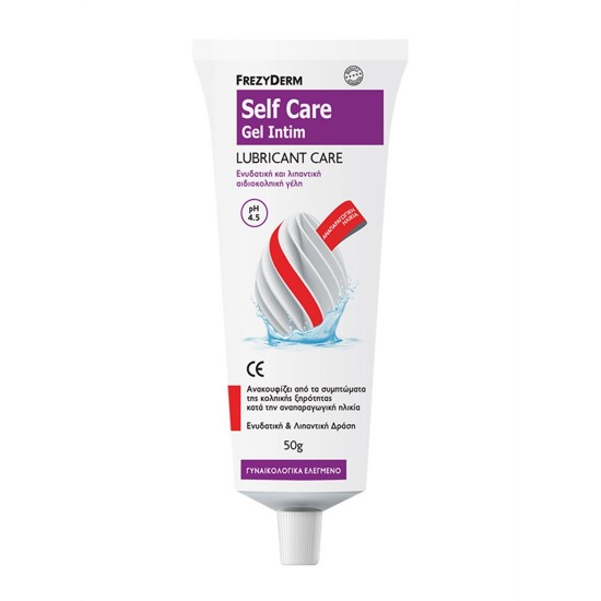 Frezyderm Self Care Gel Intim Lubricant Care Ph4.5 Ενυδατική & Λιπαντική Αιδοιoκολπική Γέλη 50gr Frezyderm Self Care Gel Intim Lubricant Care Ph4.5 Ενυδατική & Λιπαντική Αιδοιoκολπική Γέλη 50gr