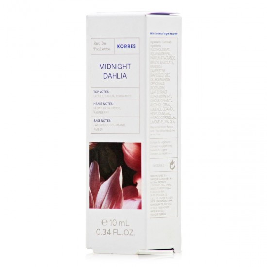 Korres Midnight Dahlia Eau de Toilette 10ml Roll On Korres Midnight Dahlia Eau de Toilette 10ml Roll On