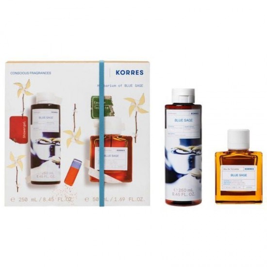 Korres Herbarium Of Blue Sage Ανδρικό Σετ με Eau de Toilette
