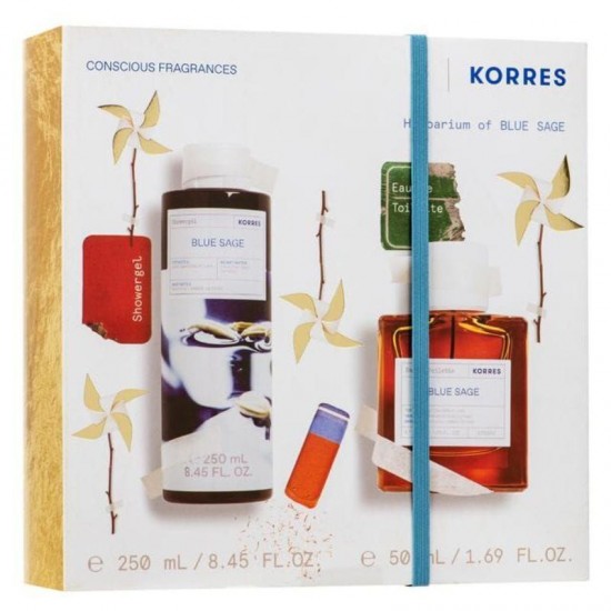Korres Herbarium Of Blue Sage Ανδρικό Σετ με Eau de Toilette