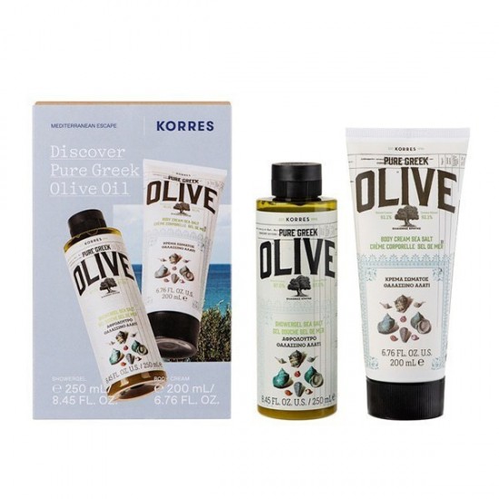 Korres Discover Pure Greek Olive Oil Σετ Περιποίησης για Καθαρισμό Σώματος με Αφρόλουτρο & Κρέμα Σώματος Korres Discover Pure Greek Olive Oil Σετ Περιποίησης για Καθαρισμό Σώματος με Αφρόλουτρο & Κρέμα Σώματος