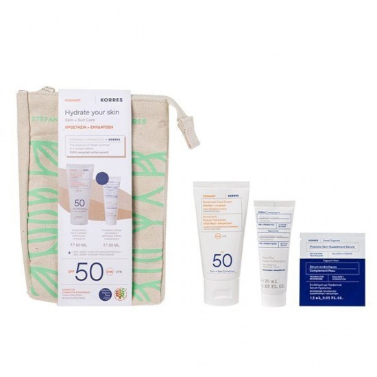 Korres Yoghurt Σετ με Αντηλιακή Κρέμα Προσώπου & Serum