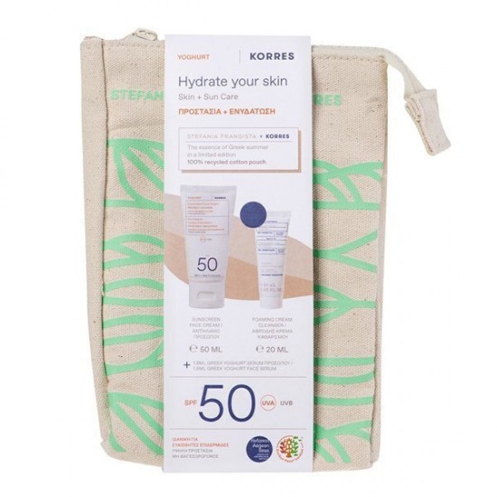 Korres Yoghurt Σετ με Αντηλιακή Κρέμα Προσώπου & Serum