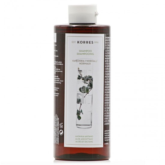 Korres Aloe & Dittany Σαμπουάν για Κανονικά Μαλλιά 400ml