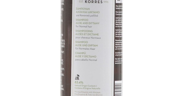Korres Aloe & Dittany Shampoo for Normal Hair 400ml