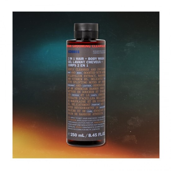 Korres athenian Grooming Αφρόλουτρο σε Gel για Άνδρες για Μαλλιά & Σώμα 250ml Korres athenian Grooming Αφρόλουτρο σε Gel για Άνδρες για Μαλλιά & Σώμα 250ml