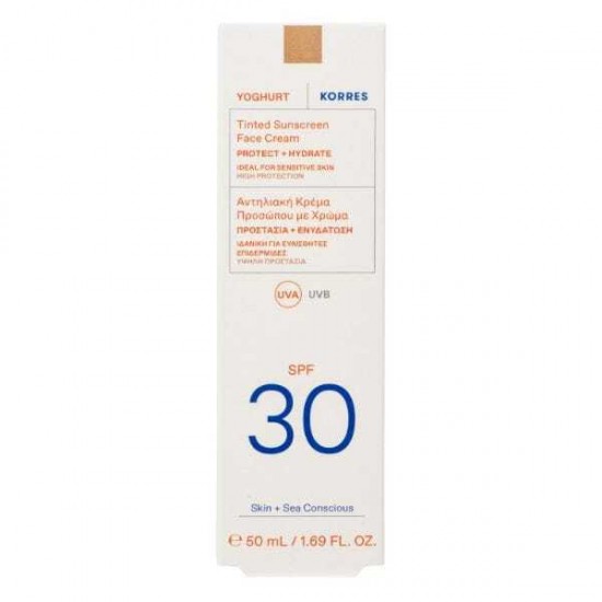 Korres Yoghurt Αντηλιακή Κρέμα Προσώπου SPF30 με Χρώμα 50ml Korres Yoghurt Αντηλιακή Κρέμα Προσώπου SPF30 με Χρώμα 50ml
