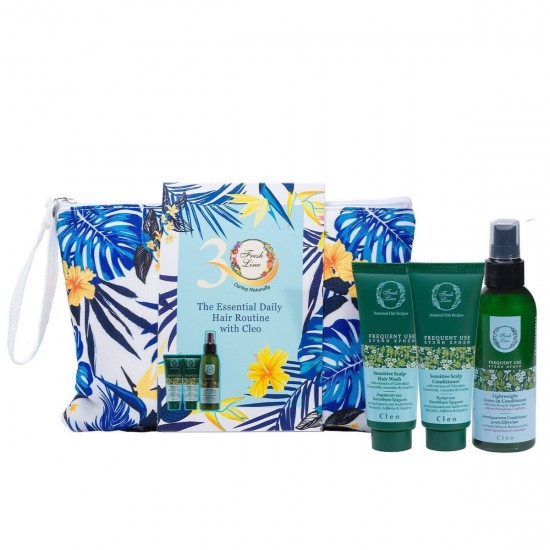 Fresh Line Cleo Σετ Περιποίησης Μαλλιών με Σαμπουάν 3τμχ