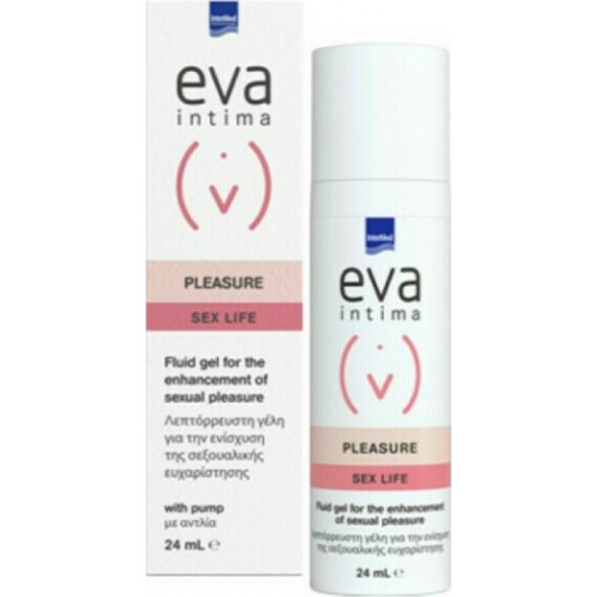 Intermed Eva Intima Pleasure Sex Life Κολπικό Λιπαντικό Gel 24ml Intermed Eva Intima Pleasure Sex Life Κολπικό Λιπαντικό Gel 24ml