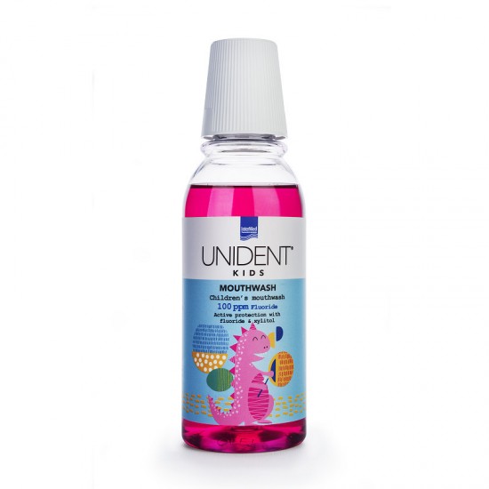 Intermed Στοματικό Διάλυμα Unident 250ml με Γεύση Τσιχλόφουσκα Intermed Στοματικό Διάλυμα Unident 250ml με Γεύση Τσιχλόφουσκα