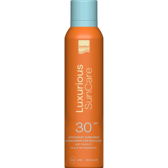 Intermed Luxurious Suncare Αντηλιακή Κρέμα για το Σώμα SPF30 σε Spray 200ml Intermed Luxurious Suncare Αντηλιακή Κρέμα για το Σώμα SPF30 σε Spray 200ml