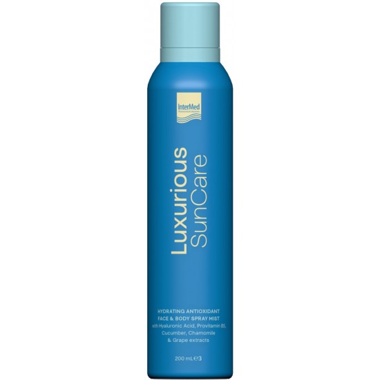 Intermed Face Water Ενυδάτωσης Luxurious Suncare Hydrating Antioxidant 200ml Intermed Face Water Ενυδάτωσης Luxurious Suncare Hydrating Antioxidant 200ml
