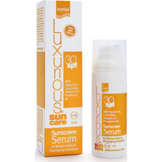 Intermed Luxurious Sunscreen Αντηλιακό Serum Προσώπου SPF30 50ml