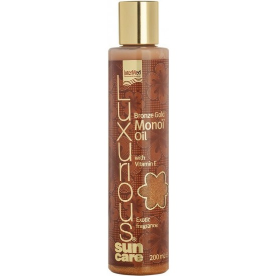 Intermed Luxurious SunCare Bronze Gold Monoi Λάδι Μαυρίσματος για το Σώμα 200ml