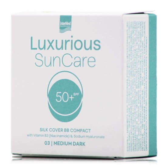Intermed Luxurious Suncare Silk Cover Αντηλιακή Πούδρα Προσώπου SPF50 Medium Dark 12gr Intermed Luxurious Suncare Silk Cover Αντηλιακή Πούδρα Προσώπου SPF50 Medium Dark 12gr