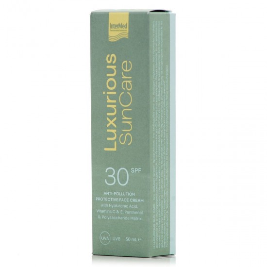 Intermed Luxurious Suncare Κρέμα Προσώπου Ημέρας με SPF30 για τους Ρύπους με Υαλουρονικό Οξύ 50ml Intermed Luxurious Suncare Κρέμα Προσώπου Ημέρας με SPF30 για τους Ρύπους με Υαλουρονικό Οξύ 50ml