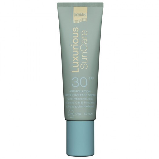Intermed Luxurious Suncare Κρέμα Προσώπου Ημέρας με SPF30 για τους Ρύπους με Υαλουρονικό Οξύ 50ml Intermed Luxurious Suncare Κρέμα Προσώπου Ημέρας με SPF30 για τους Ρύπους με Υαλουρονικό Οξύ 50ml