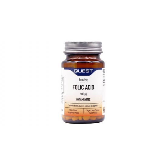 Quest - FOLIC ACID 400mg 90tabs