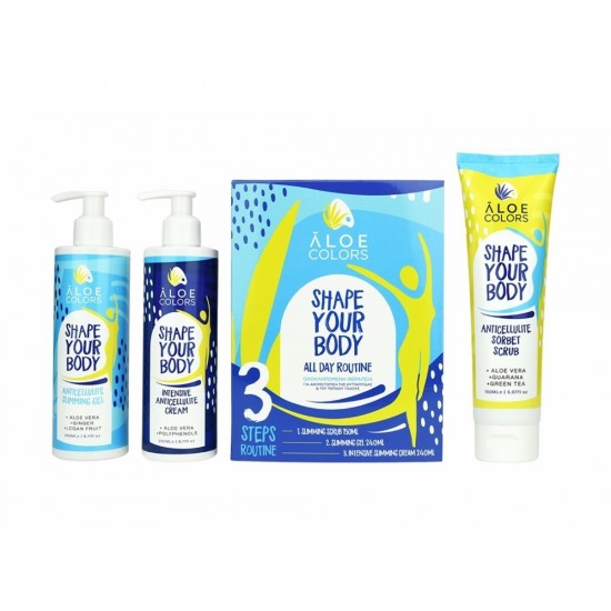Aloe Colors Shape Your Body Σετ Περιποίησης για Σύσφιξη με Scrub Σώματος & Κρέμα Αδυνατίσματος 150ml Aloe Colors Shape Your Body Σετ Περιποίησης για Σύσφιξη με Scrub Σώματος & Κρέμα Αδυνατίσματος 150ml