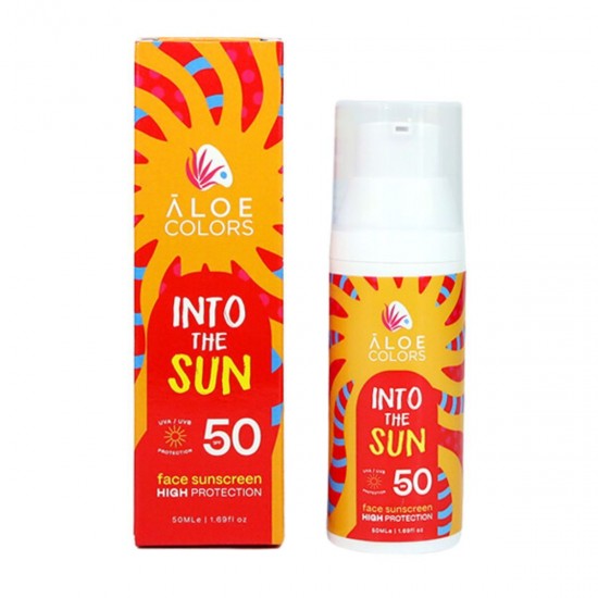 Aloe Colors Into The Sun Αντηλιακή Κρέμα Προσώπου SPF50 50ml Aloe Colors Into The Sun Αντηλιακή Κρέμα Προσώπου SPF50 50ml