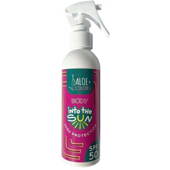 Aloe+ Colors Into The Sun Αντηλιακή Κρέμα για το Σώμα SPF50 σε Spray 180ml