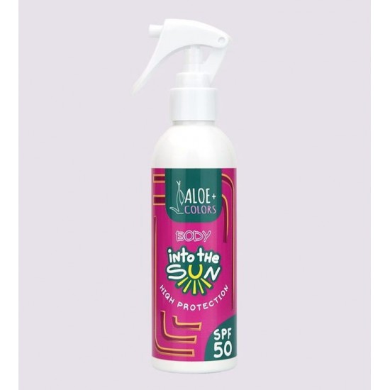 Aloe+ Colors Into The Sun Αντηλιακή Κρέμα για το Σώμα SPF50 σε Spray 180ml