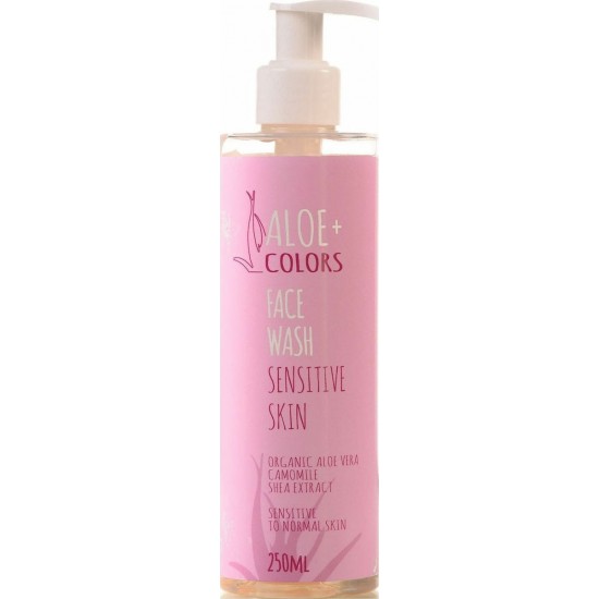 Aloe Colors Gel Καθαρισμού Face για Ευαίσθητες Επιδερμίδες 250ml Aloe Colors Gel Καθαρισμού Face για Ευαίσθητες Επιδερμίδες 250ml
