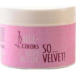 Aloe+ Colors So Velvet Ενυδατικό Butter Σώματος με Aloe Vera & Άρωμα Πούδρα για Ξηρές Επιδερμίδες 200ml