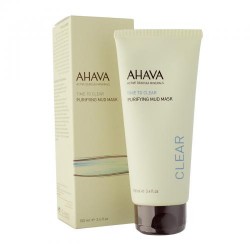 Ahava Time To Clear Purifying Mud Mask, Μάσκα Προσώπου Για Βαθύ Καθαρισμό, 100ml