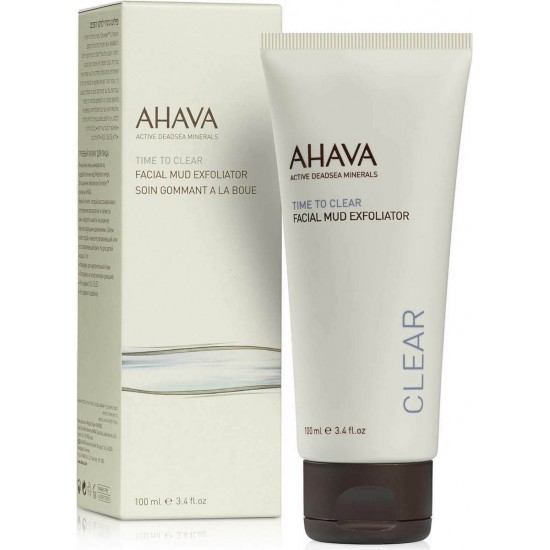 Ahava Time To Clear Facial Mud Exfoliator 100ml Ahava Time To Clear Facial Mud Exfoliator 100ml