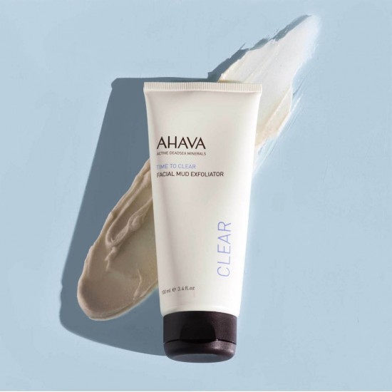 Ahava Time To Clear Facial Mud Exfoliator 100ml Ahava Time To Clear Facial Mud Exfoliator 100ml