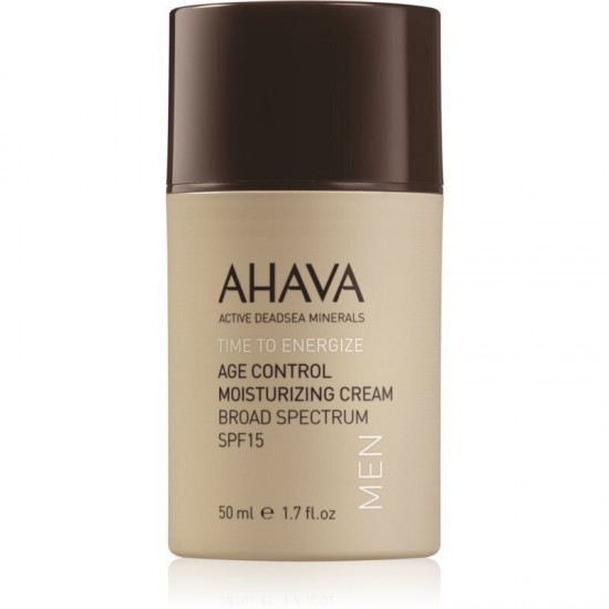 Ahava Time To Energize Ανδρική Κρέμα Προσώπου Ημέρας με SPF15 για Ενυδάτωση & Αντιγήρανση 50ml